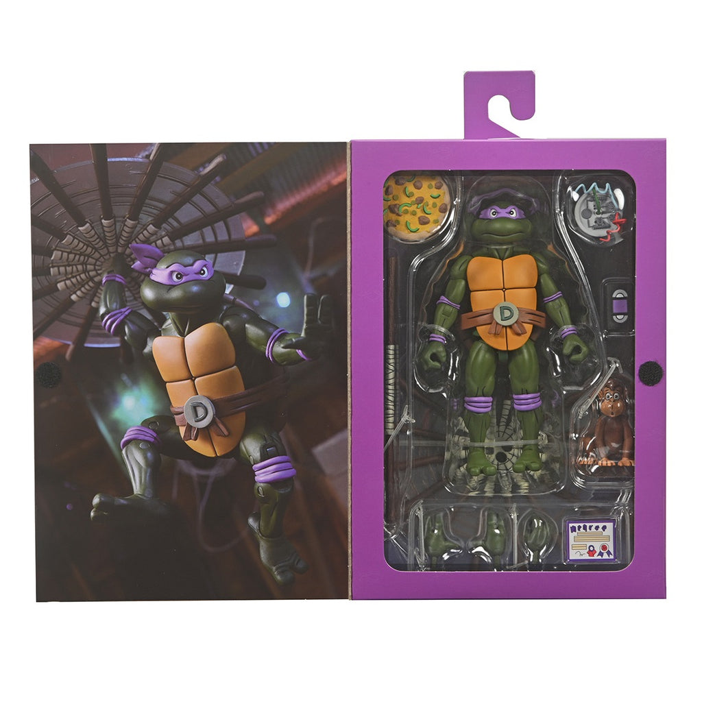 TMNT - ULTIMATE Cartoon DONATELLO (Pizza Club VHS) 7″ SCALE ACTION FIGURE