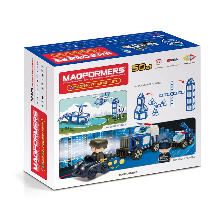 Magformers Amazing Police & Rescue Set