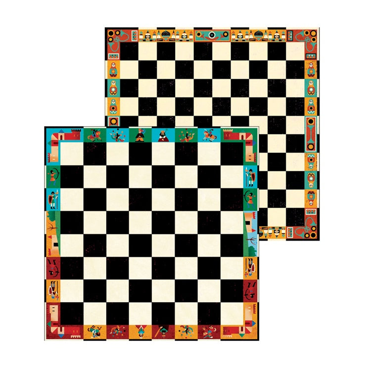 Djeco - Chess & Checkers Game in Carry Case