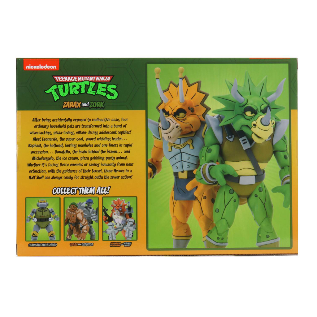 TMNT - Cartoon Zarax and Zork (1987) 7" scale action figures 2-pack