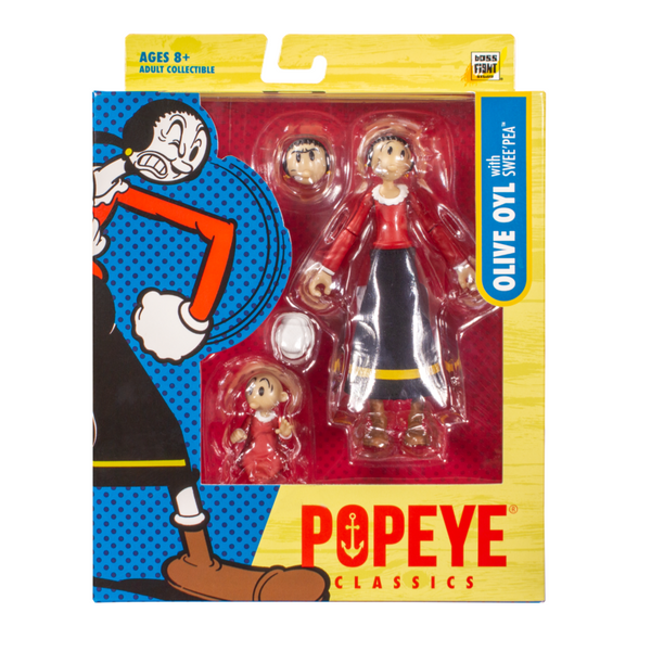 POPEYE Classics - OLIVE OYL Action Figure by Boss Fight Studio