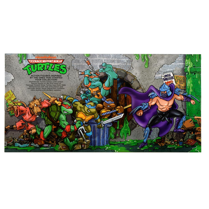 TMNT Classic 1988 Remastered Animated Action Figures 6 Pack