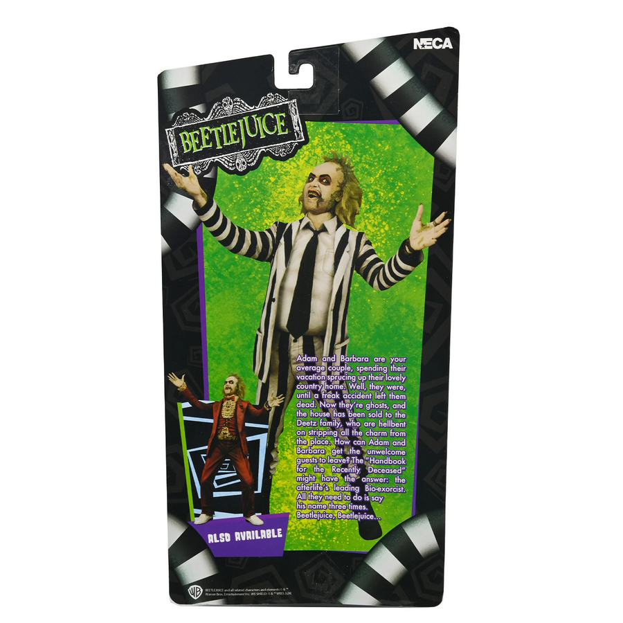 Beetlejuice (1988) - Blck & White Striped Suit - 7