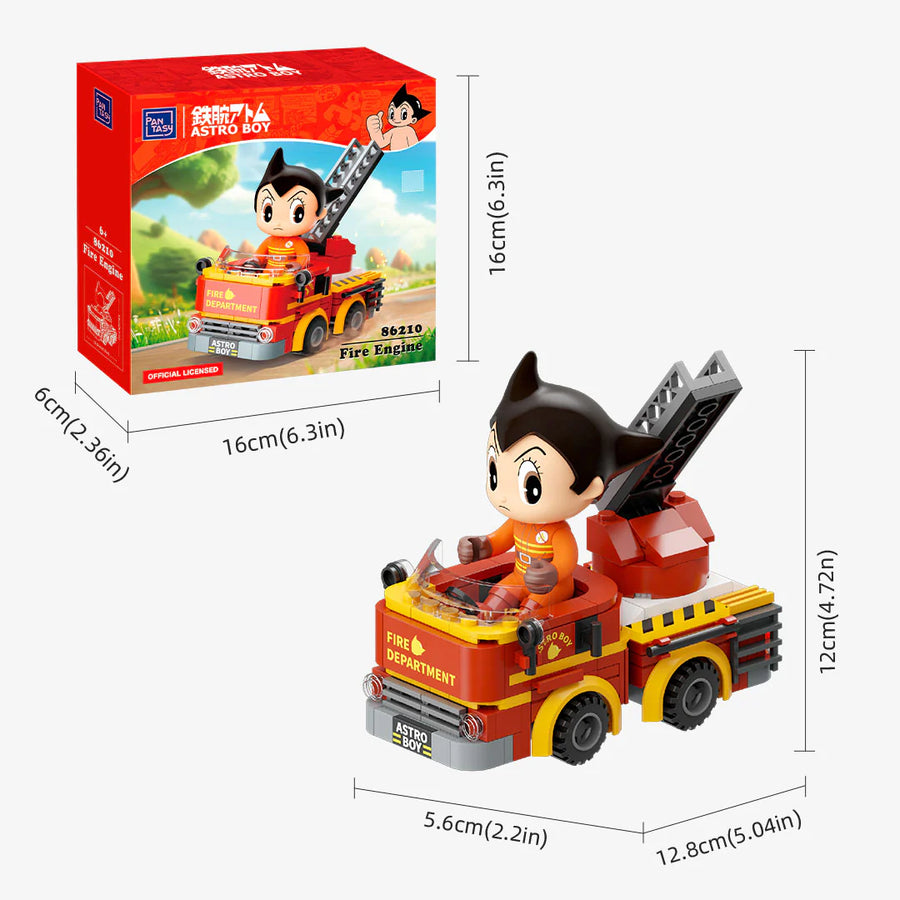 Pantasy 86210 - Astro Boy Fire Engine Construction Set 184pcs