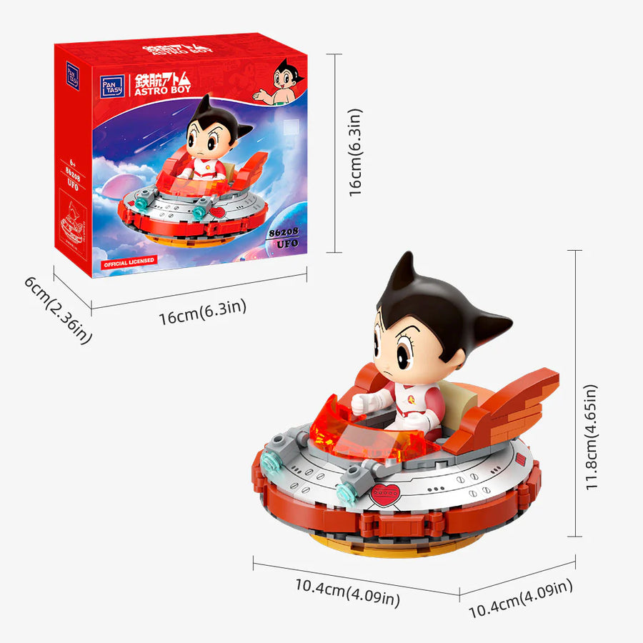 Pantasy 86208 - Astro Boy UFO Building Set 125pcs