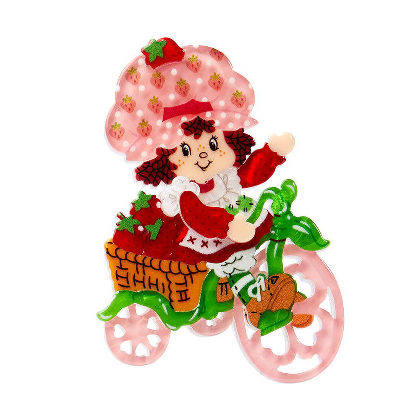 Erstwilder x Strawberry Shortcake - Adventure Awaits Bicycle Brooch