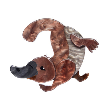 Erstwilder -  Australiana Puddles the Platypus Brooch