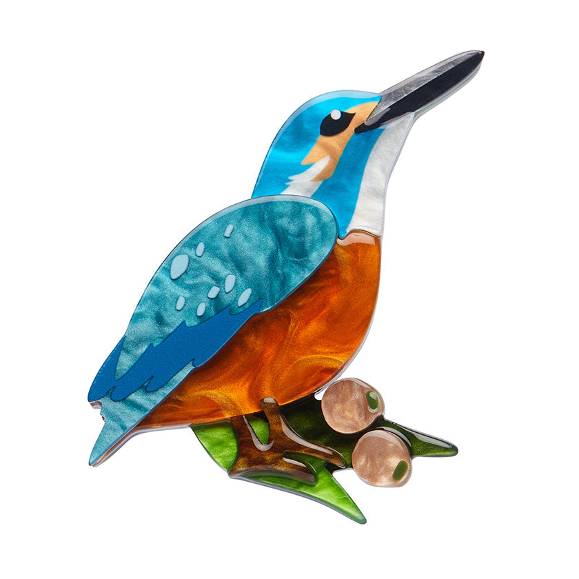 Erstwilder -  Australiana Flash the Kingfisher Brooch