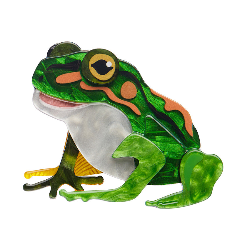 Erstwilder -  Australiana Frodo the Frog Brooch