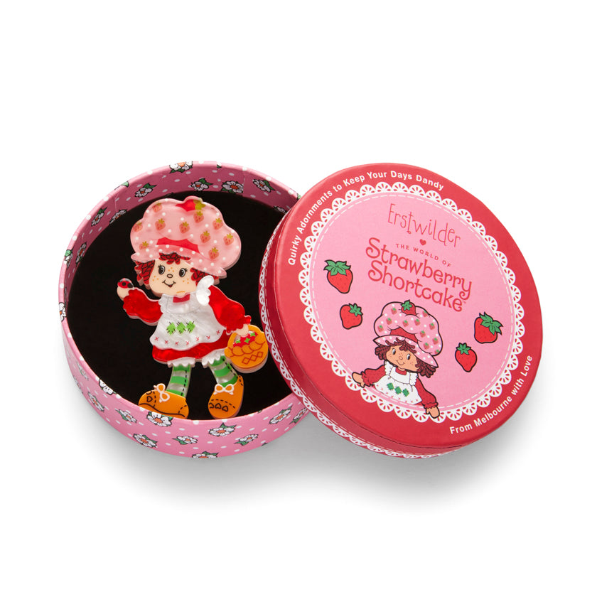 Erstwilder x Strawberry Shortcake 2 - Strawberry Strolling Brooch