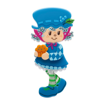 Erstwilder x Strawberry Shortcake 2 - Blueberry Muffin Brooch
