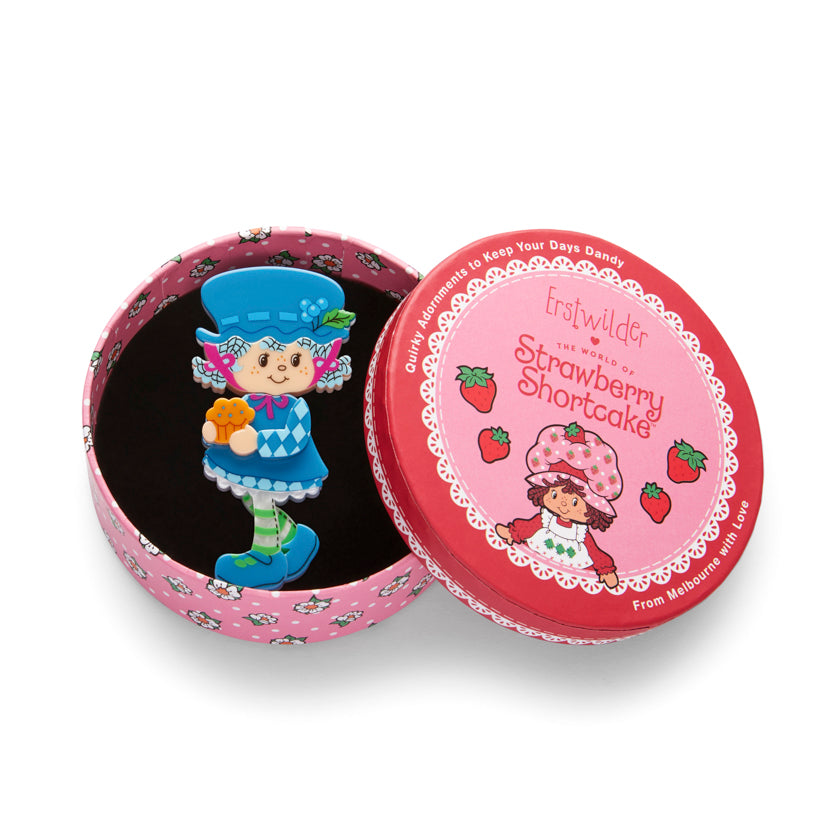 Erstwilder x Strawberry Shortcake 2 - Blueberry Muffin Brooch