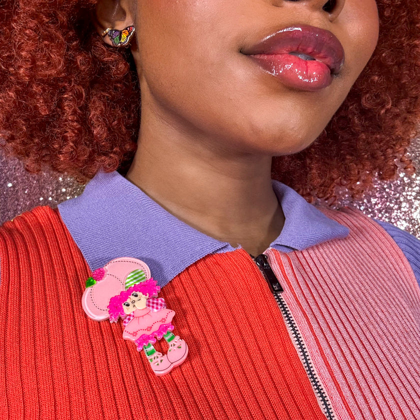 Erstwilder x Strawberry Shortcake 2 - Raspberry Tart Brooch