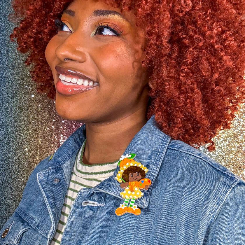 Erstwilder x Strawberry Shortcake 2 - Orange Blossom Brooch