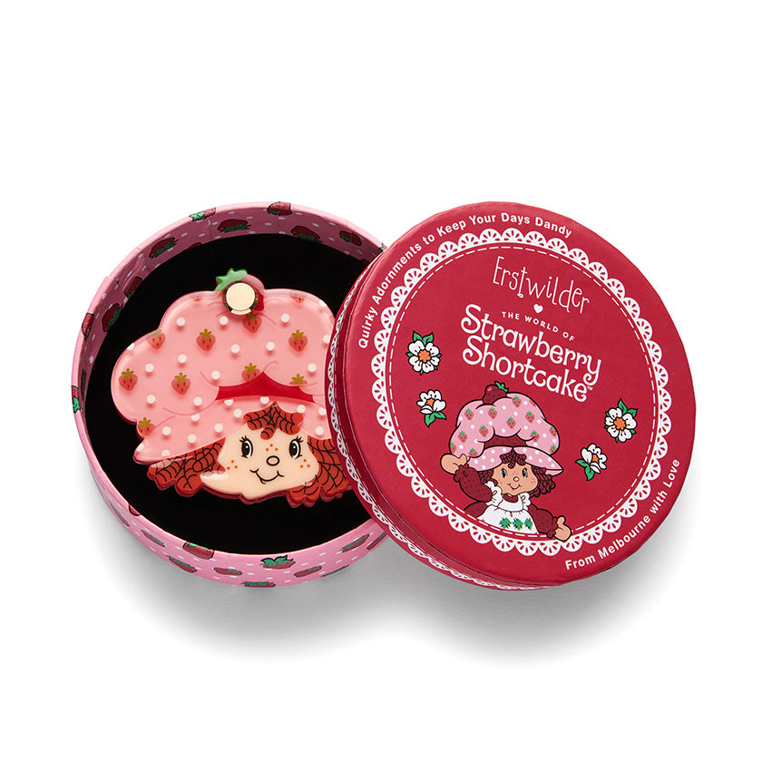 Erstwilder x Strawberry Shortcake - Big Adorable Strawberry Smile Mirror Compact