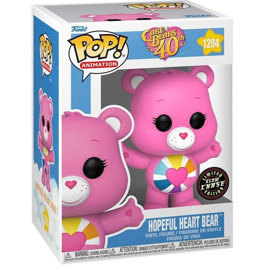 Care Bear - Hopeful Heart Bear (Limited Chase Glow in the Dark Edition) Pop! Vinyl Figures No. 1204