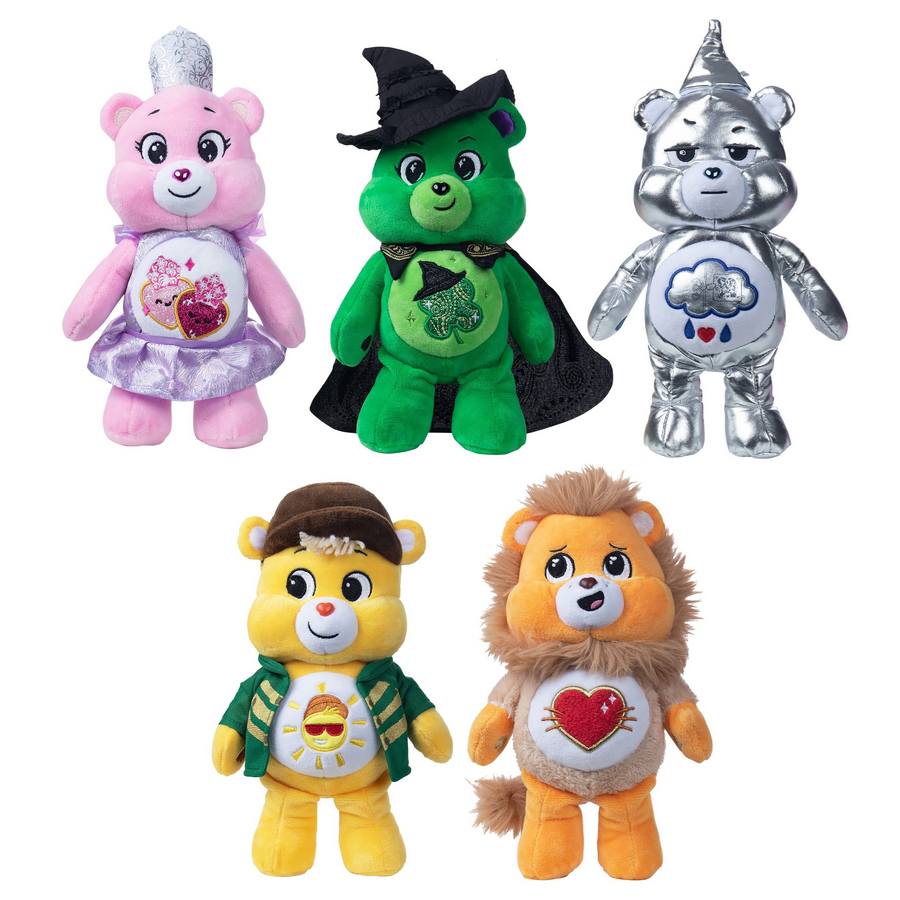 Care Bears x Wicked - Small Plushes - Full Set of 5