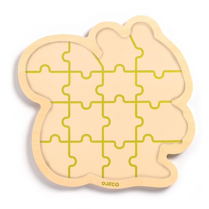 Djeco - Squirrel Wooden Puzzle 16pcs 3+
