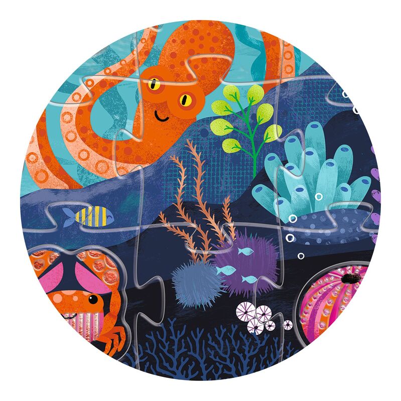 Djeco - Tactile Sea 32pc Giant Puzzle