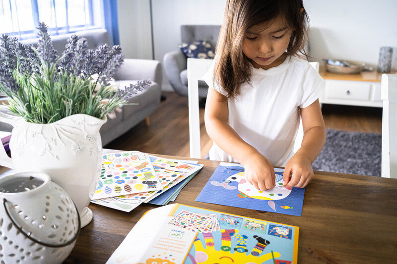 Djeco - Sea Creatures Stickers Art Kit