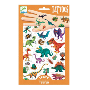 Djeco - Temporary Tattoos - Dinosaurs