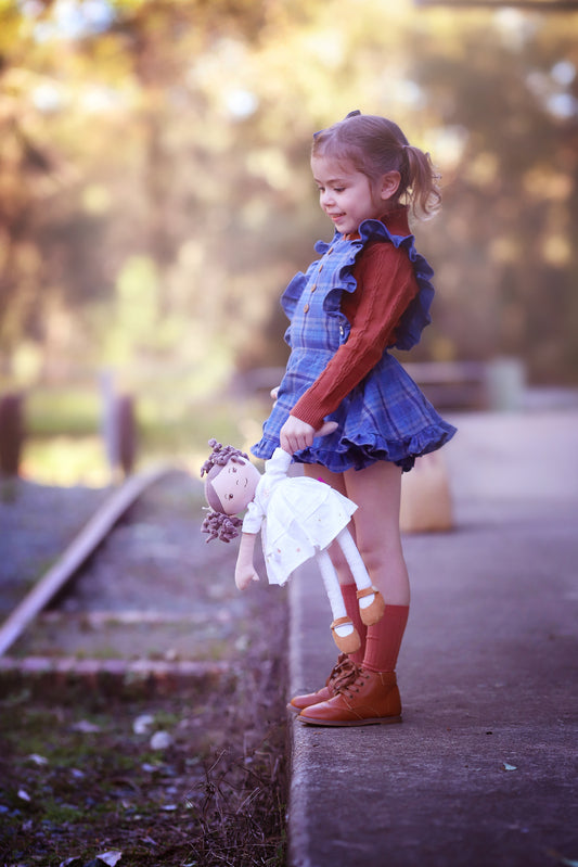 Bonikka 'Cecilia' Linen Dress Doll 42cm