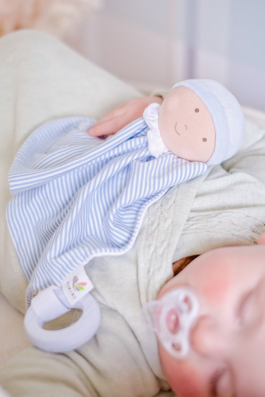 Bonikka Blue Cherub Baby Comforter 0+