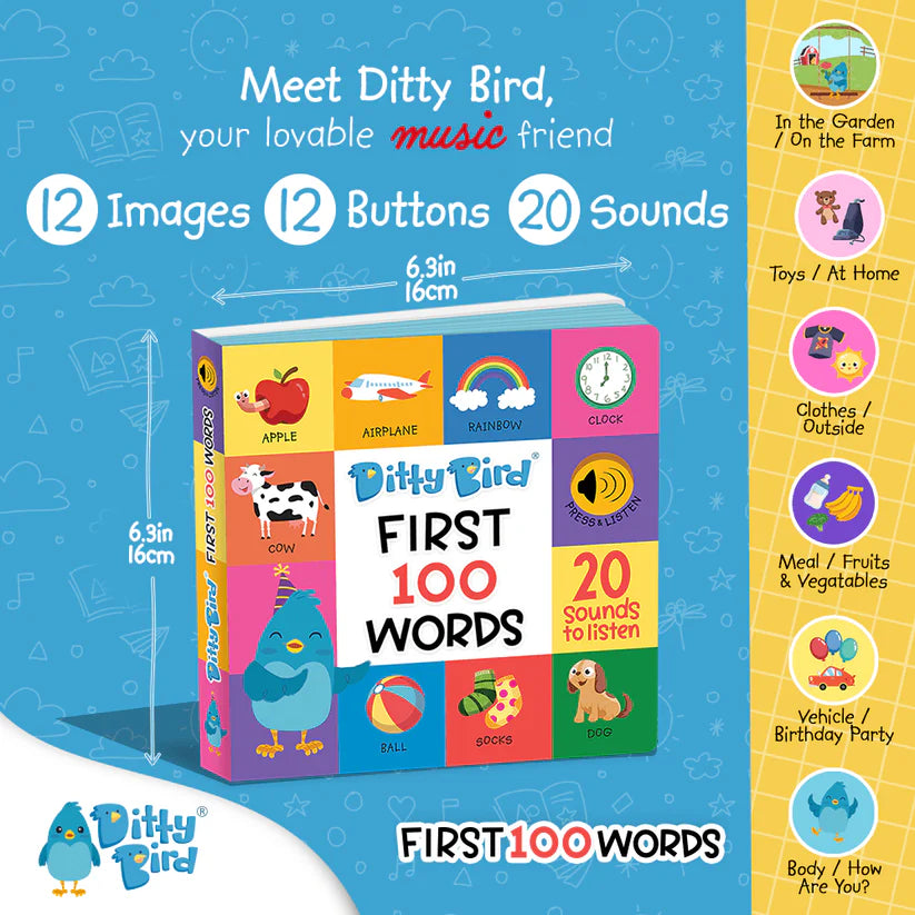 Ditty Bird - First 100 Words