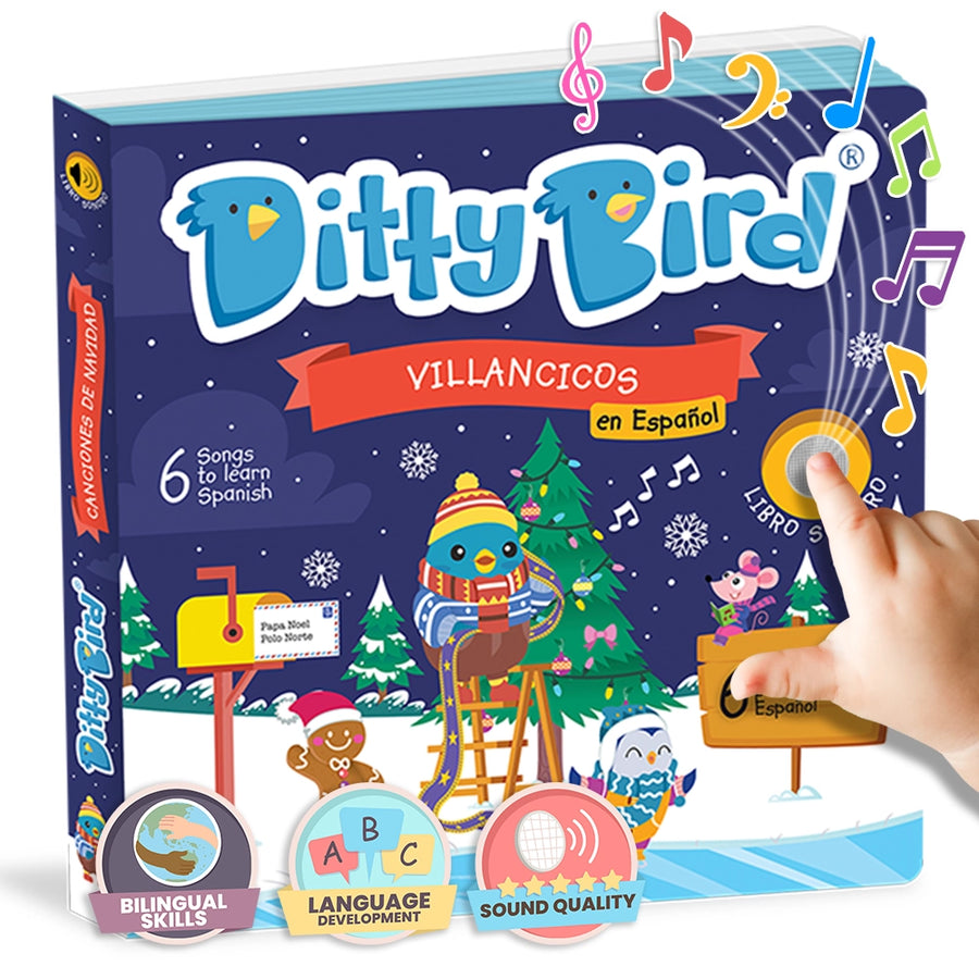 Ditty Bird - Villancicos (Spanish-Christmas) Baby Musical Sound Book