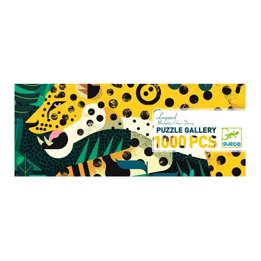 Djeco - Leopard 1000pc Gallery Jigsaw Puzzle