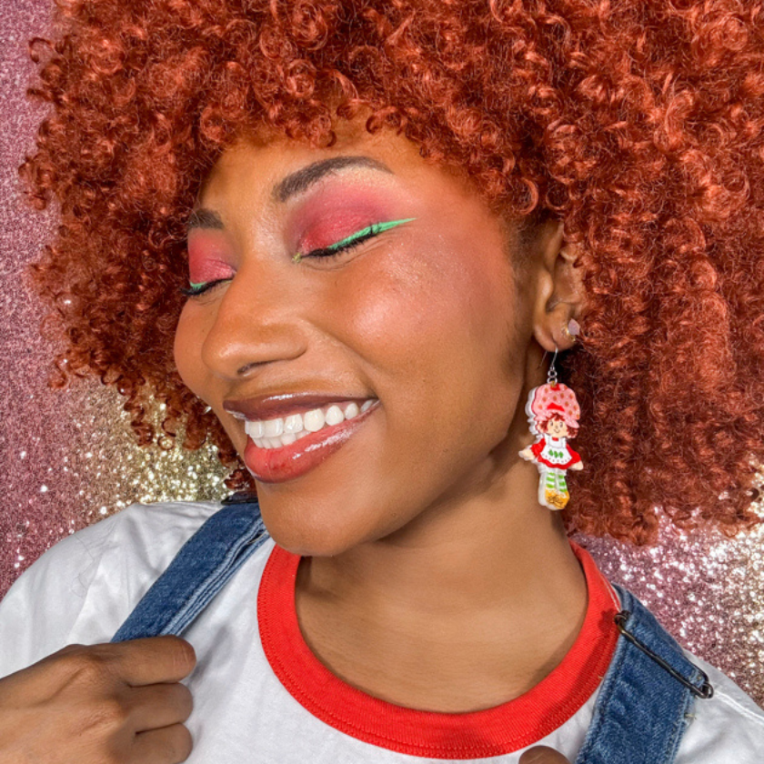 Erstwilder x Strawberry Shortcake 2 - Sweet Strawberry Shortcake Drop Earrings