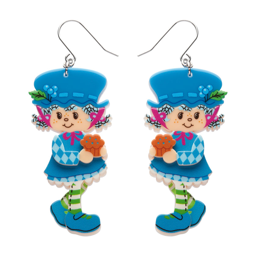Erstwilder x Strawberry Shortcake 2 - Blueberry Muffin Drop Earrings