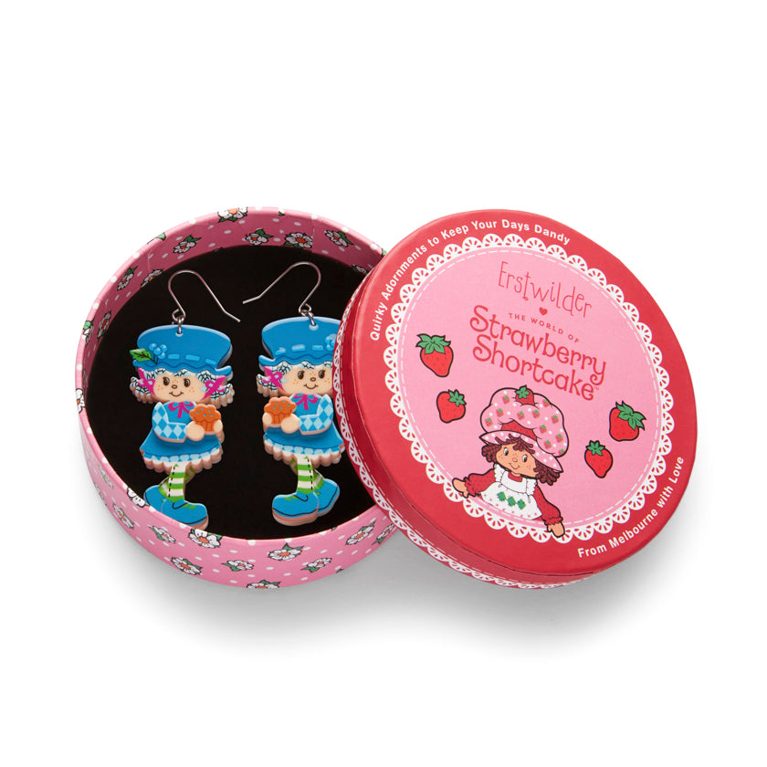 Erstwilder x Strawberry Shortcake 2 - Blueberry Muffin Drop Earrings