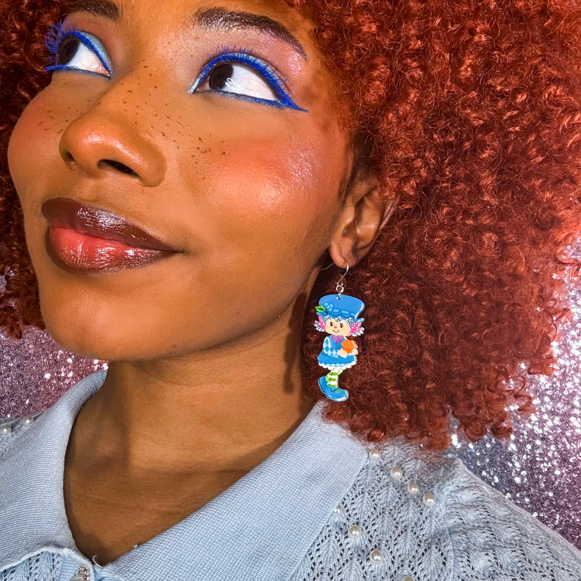 Erstwilder x Strawberry Shortcake 2 - Blueberry Muffin Drop Earrings