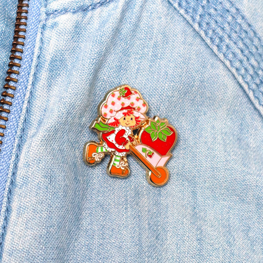 Erstwilder x Strawberry Shortcake - Wheelbarrow Enamel Pin