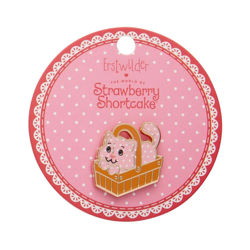 Erstwilder x Strawberry Shortcake 2 - Cozy Custard Cat Enamel Pin