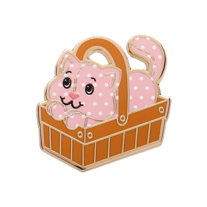 Erstwilder x Strawberry Shortcake 2 - Cozy Custard Cat Enamel Pin