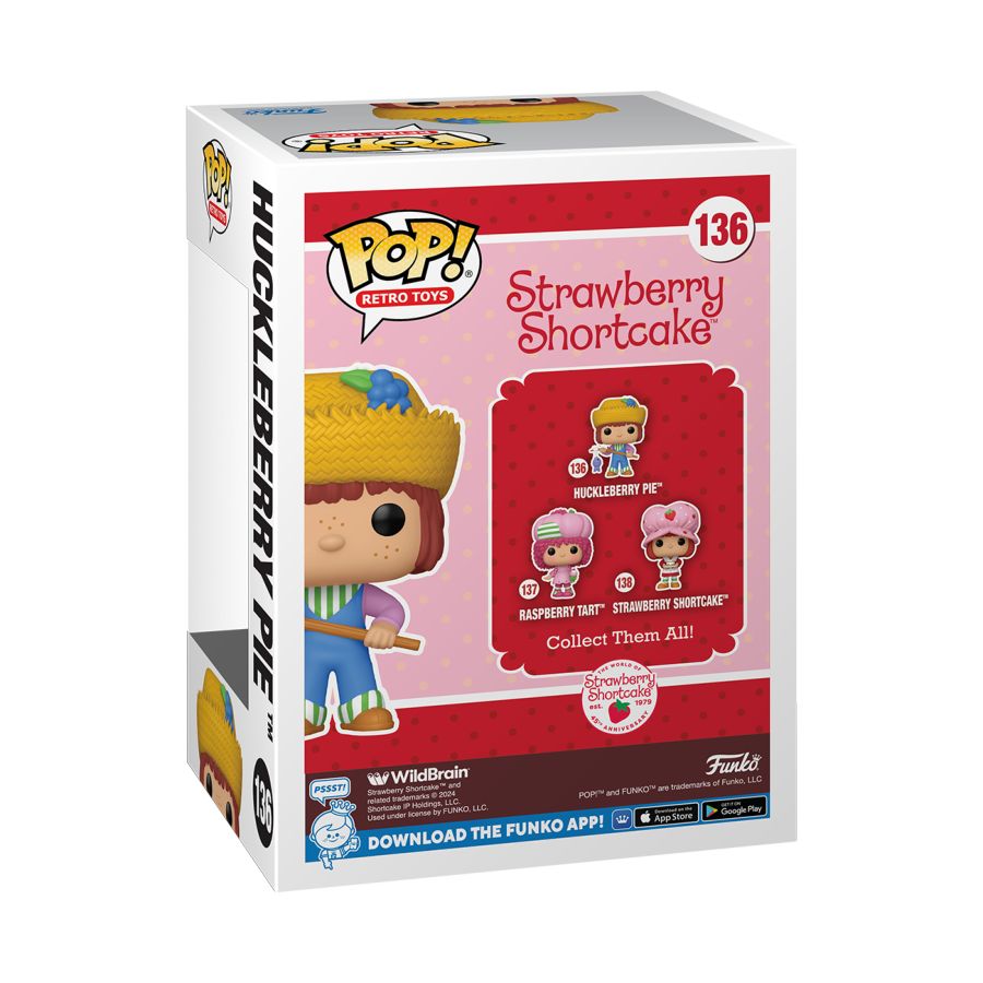 Strawberry Shortcake 45th Anniversary - Huckleberry Pie POP! Vinyl Figure No. 136