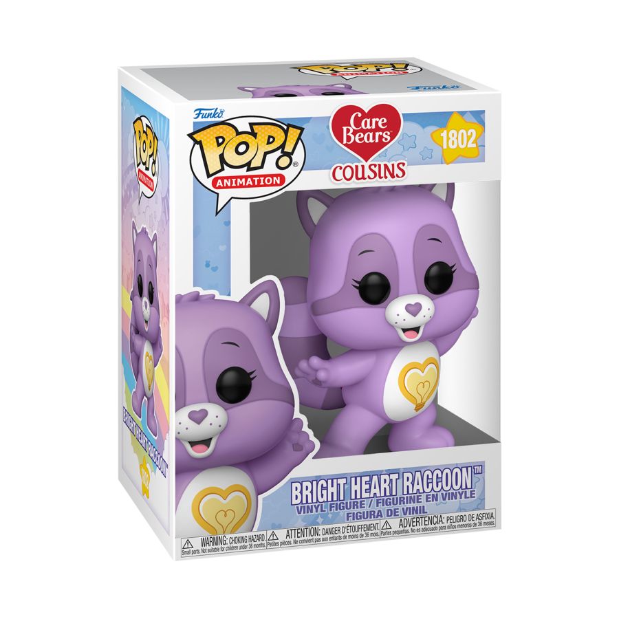 Care Bears Cousins -  Bright Heart Racoon POP! Vinyl Figure No. 1802