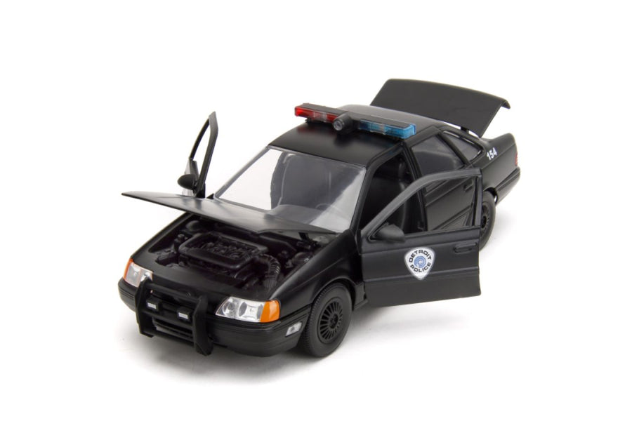 Robocop - 1986 Ford Taurus Police Car with Robocop 1:24 Scale Set