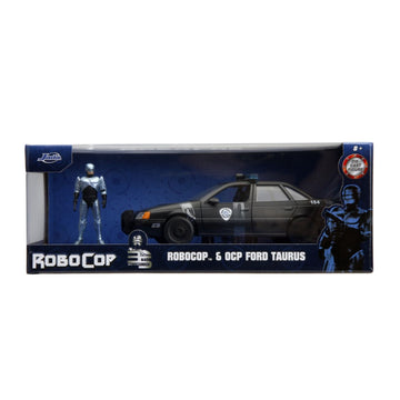 Robocop - 1986 Ford Taurus Police Car with Robocop 1:24 Scale Set