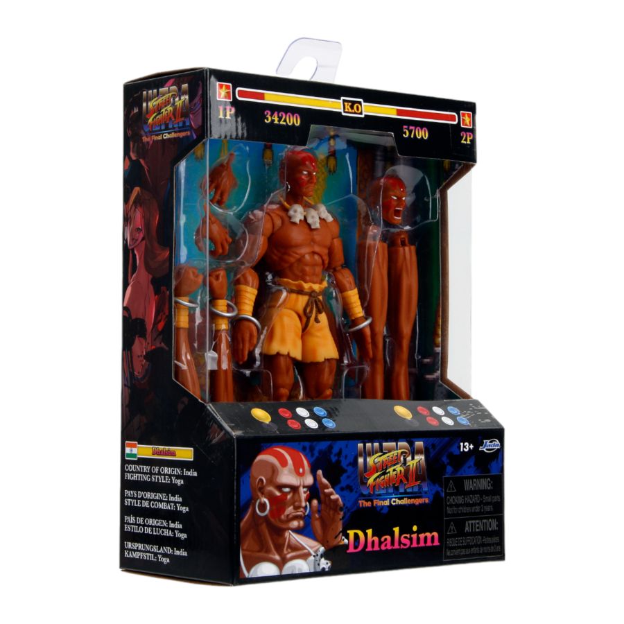 Street Fighter - DHALSIM 6” Action Figure