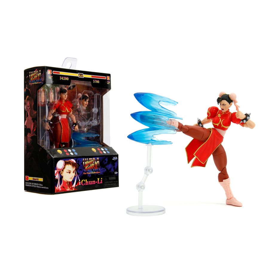 Street Fighter - CHUN LI 6” Player 2 Action Figure