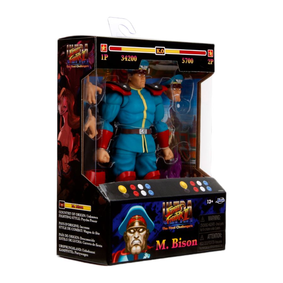 Street Fighter - M. BISON Player 2 6” Action Figure