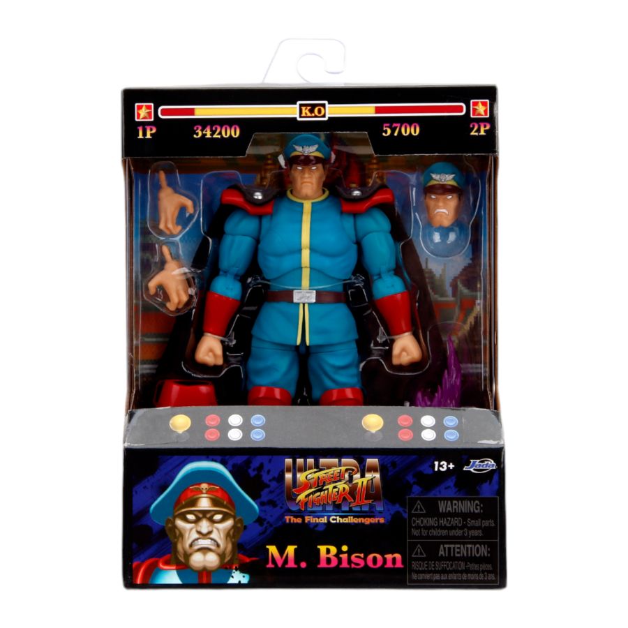 Street Fighter - M. BISON Player 2 6” Action Figure