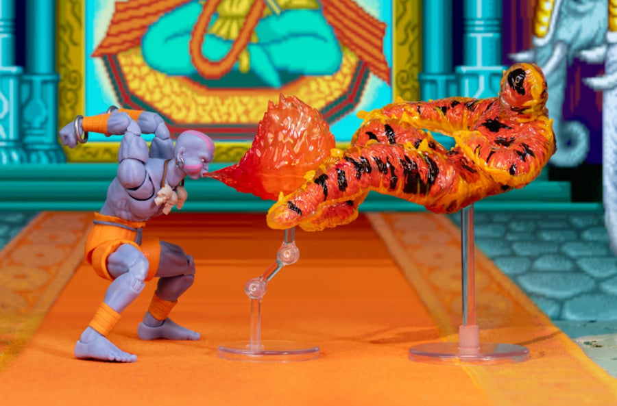 Street Fighter II - SDCC Convention Special Deluxe DHALSIM Player II  6” Action Figure