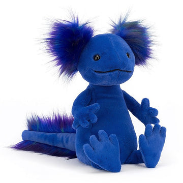 Jellycat - Andie Axolotl Blue Salamander