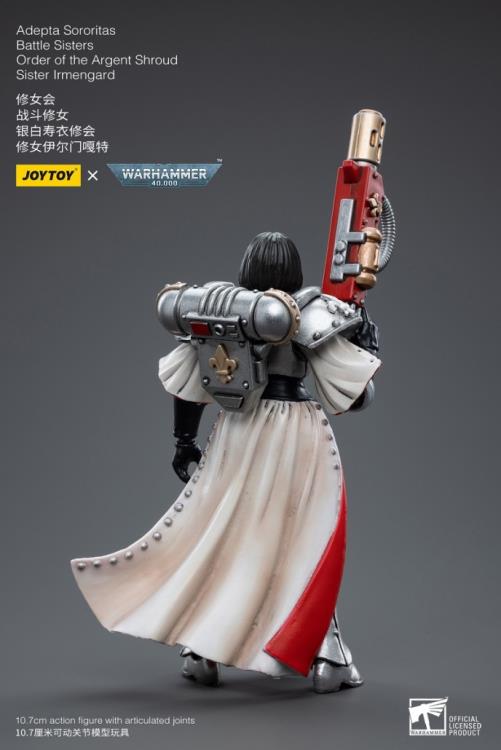 Joy Toy Warhammer 40K - SISTER IRMENGARD - Order of the Argent Shroud Battle Sisters - 1:18 Scale Action Figure