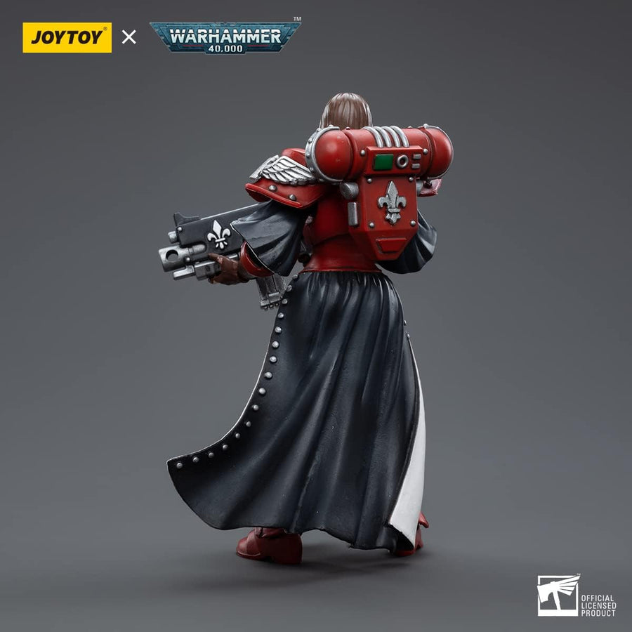 Joy Toy Warhammer 40K - SISTER LONELL - Red Adepta Sororitas Battle Sisters Order of The Bloody Rose - 1:18 Scale Action Figure