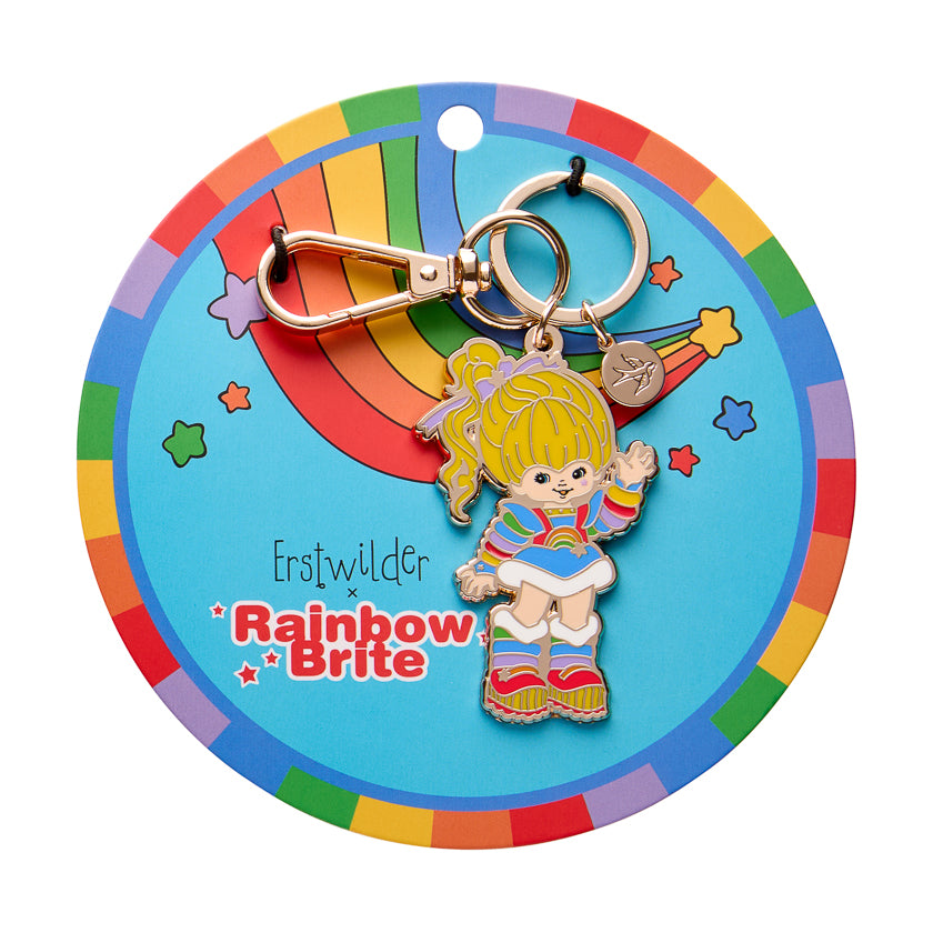 Erstwilder x Rainbow Brite - Rainbow Brite Says Hello Enamel Key Ring